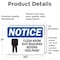 Signmission 7 in Height, 10 in Width, Vinyl Decal, Rectangle OS-2PACK-NS-D-710-L-10621 - alternate 5